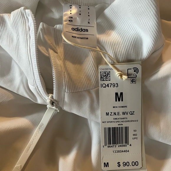 Adidas Aeroready Z.N.E. Wind&Waterresistant Fully Lined LS Sweatshirt/Jacket - Picture 10 of 15